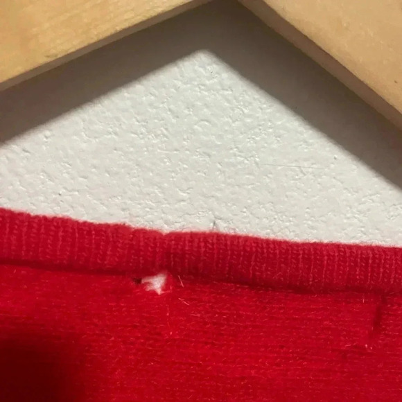 Vintage express red wool blend sweater size Small - Picture 3 of 5
